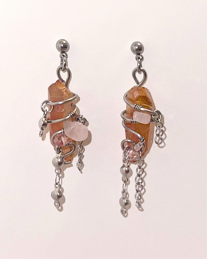 SUNSET ROSE Earrings