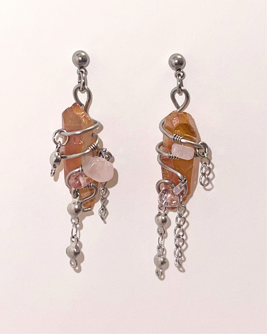 SUNSET ROSE Earrings