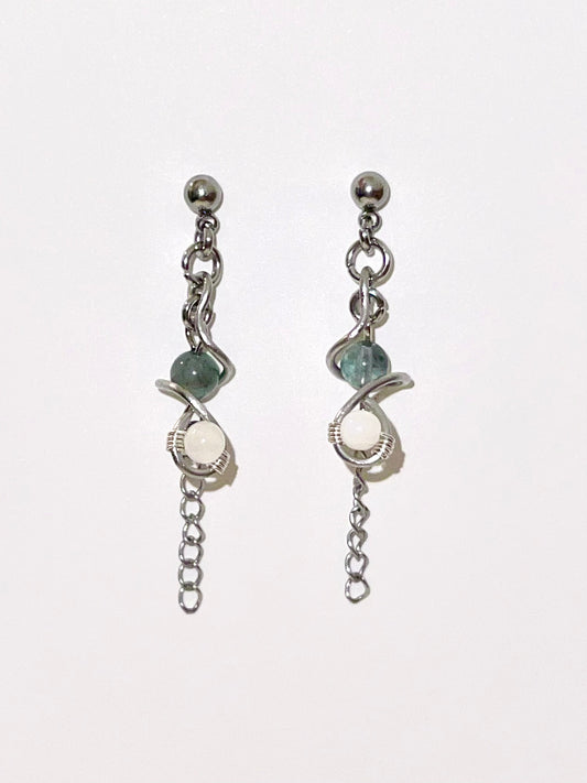 AQUA PEARL Custom Earrings