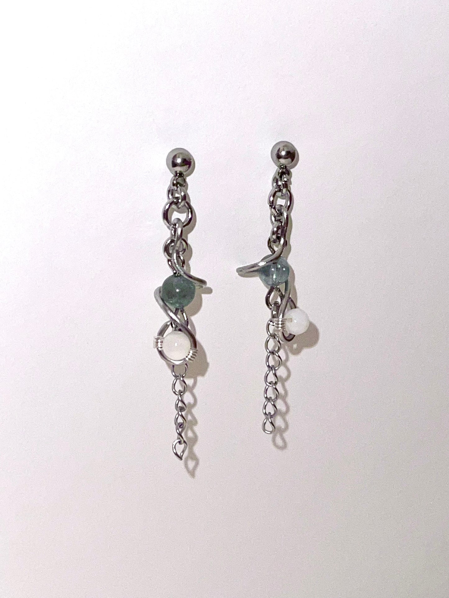 AQUA PEARL Custom Earrings