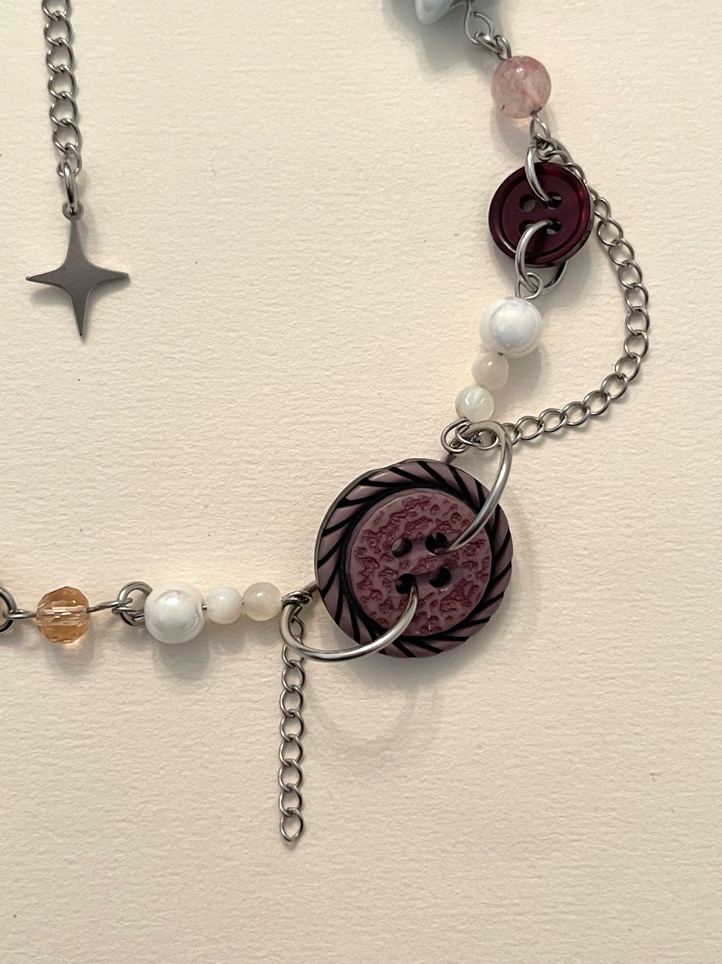 BUTTON Choker Necklace